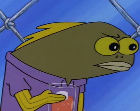 spongebob fish what did you just say wtf glare shame stare.jpg