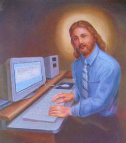 jesus sitting at computer wtf gross disgusting.png