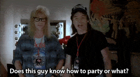 waynes world party does this guy now how to.gif